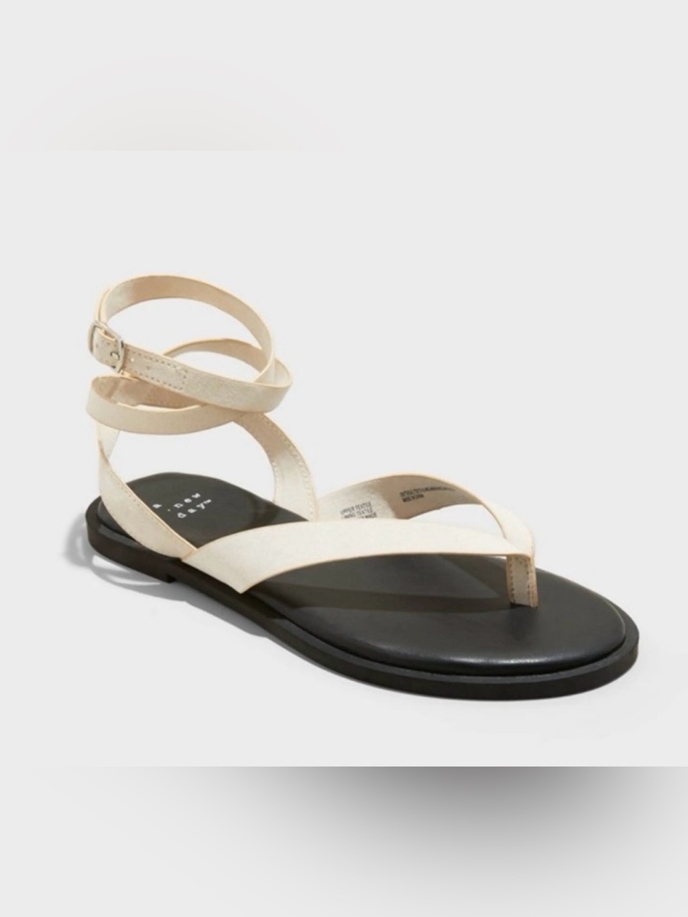 A new day|Neutral strappy sandals,Tarin ankle wrap sandals,NWT in size 11•••Boho